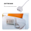 RJ11 6P4C διαχωριστής τηλεφώνου 1 αρσενικό 2 θηλυκό - λευκό 4