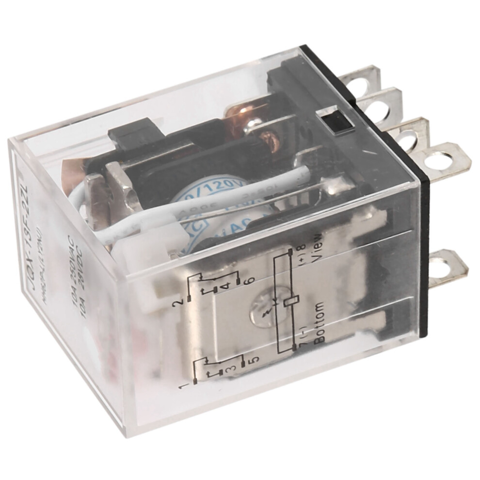 Jqx-13Fl Ac 110V Coil Dpdt 8-Pin 8P Electromagnetic Power Relay 4851067654578