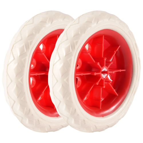 Lot de 2 roulettes de rechange pour chariot de courses 2