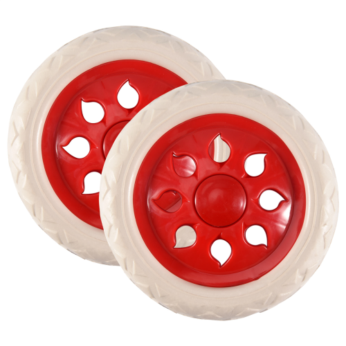 Lot de 2 roulettes de rechange pour chariot de courses 1