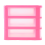 Mini translucent Drawer type plastic Storage Box（rose red 3 Layers） 10