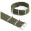 Ρολόι Strap Band Nylon Canvas Divers G10 Ανδρικό Χρώμα: Πράσινο Πλάτος: 18mm 3