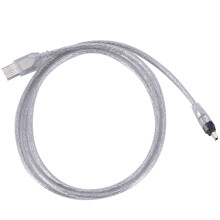 Cabo adaptador USB para IEEE 1394 Firewire DV de 4 pinos de 1,5 m para câmera de PC