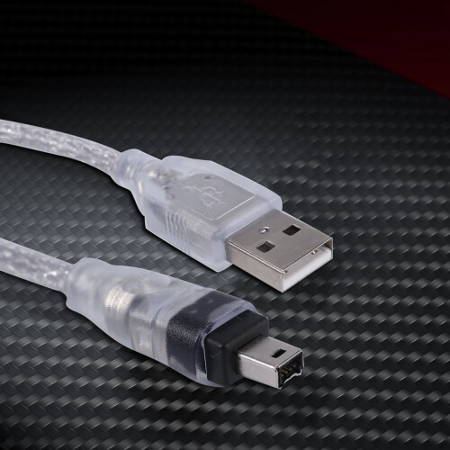 Cavo convertitore adattatore DV Firewire a 4 pin USB da 1,5 m per videocamera PC 2