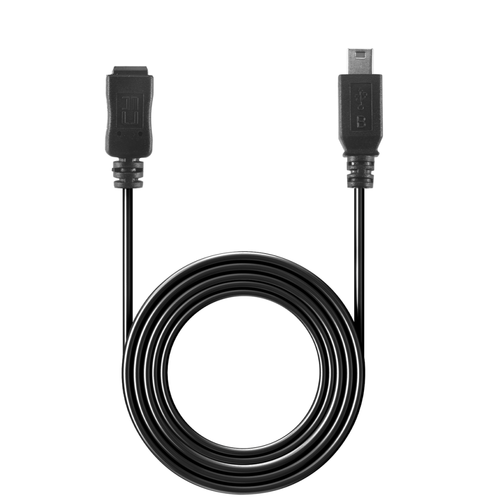 1.5M Mini Usb B 5Pin Male To Female Extension Cable Cord Adapter Black 4851067657982