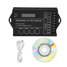 TC420 Controller LED RGB programmabile a tempo DC12V-24V Dimmer temporizzato a 5 canali per LED