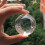 Διαφανές χρώμα Γυάλινη Κρυστάλλινη Μπάλα Healing Sphere Photography Props Διακοσμητική μπάλα 60mm 8