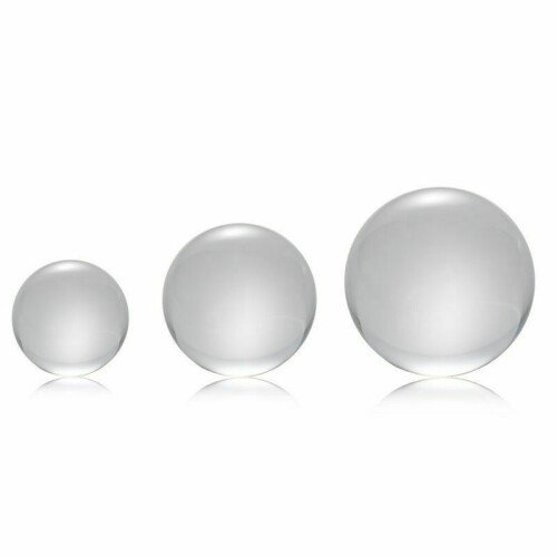 Διαφανές χρώμα Γυάλινη Κρυστάλλινη Μπάλα Healing Sphere Photography Props Διακοσμητική μπάλα 60mm 2