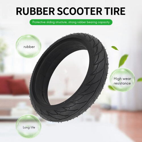 Pneu sólido dianteiro de 8 polegadas para scooter elétrica Xiaomi Ninebot ES1 ES2, scooter elétrica, skate, pneu não pneumático de 8 polegadas 2