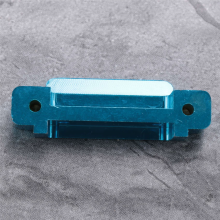 2 peças de reposição para carro RC, para-choque dianteiro e traseiro, para Wltoys A959-B A969-B A979-B, azul