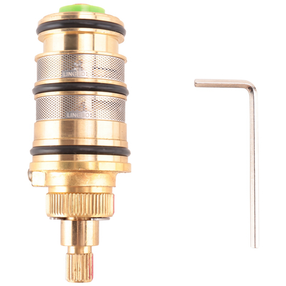 Robinet mitigeur thermostatique pour baignoire et douche en laiton