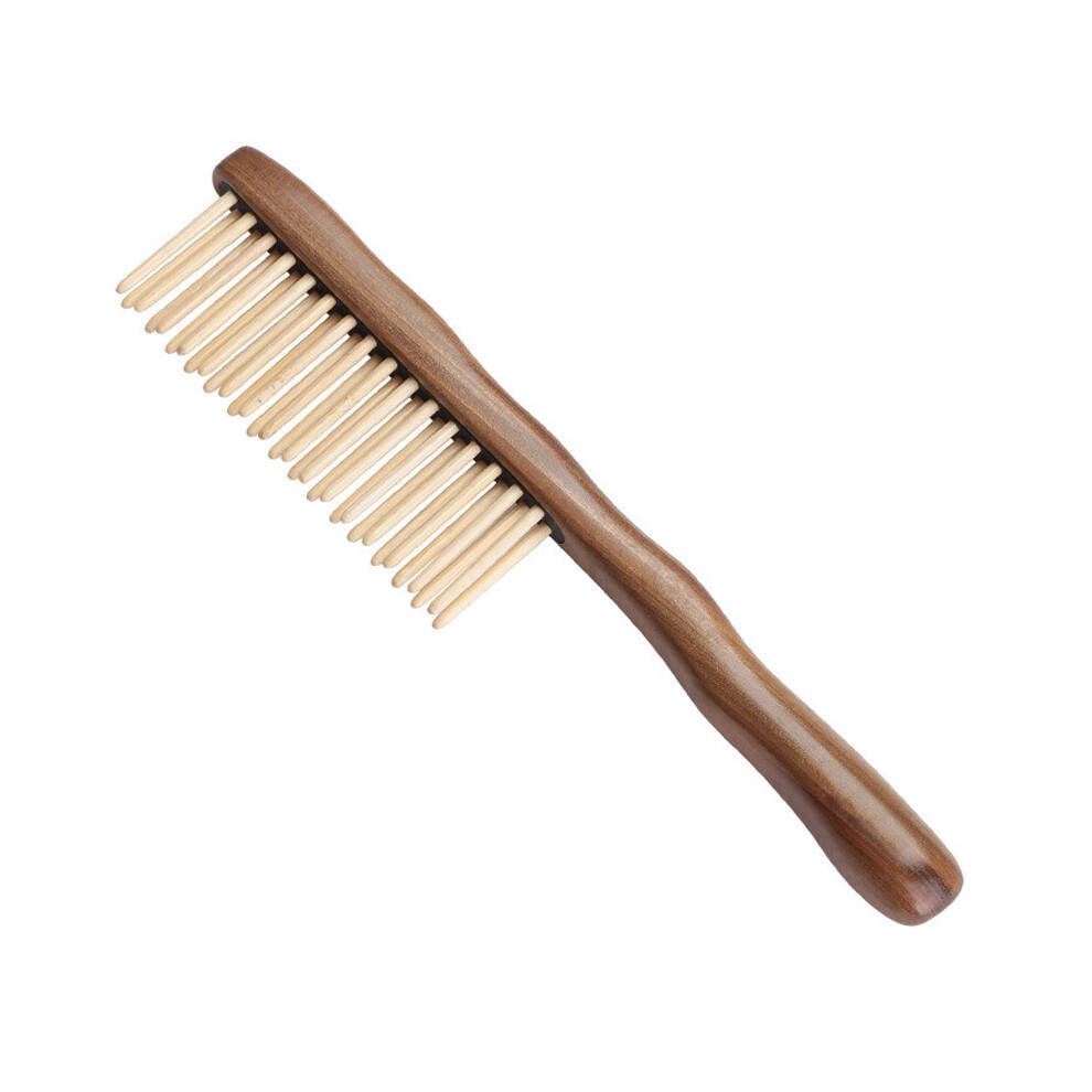 Typecat Unisex Natural Sandalwood Hair Comb Handmade Wooden Comb Detangling Wide Tooth Comb