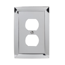 Amerelle 61DCH Studio Wallplate 1 Duplex kiillotettu kromi