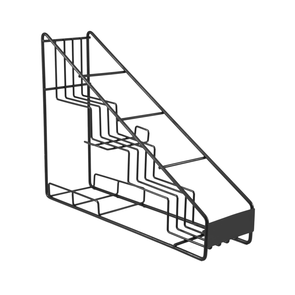 4 Bottle Wire Diplay Rack/Monin Syrup Rack Coffee Storage Rack Multifunction Milk Tea Cup Rack Display-image-OPC-PGPJS9S-NEW