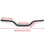 Guidão de motocicleta de 7/8 polegadas e 22 mm, universal, para Sportster XL 883 1200 Custom Chopper Softail Dyna, preto 5