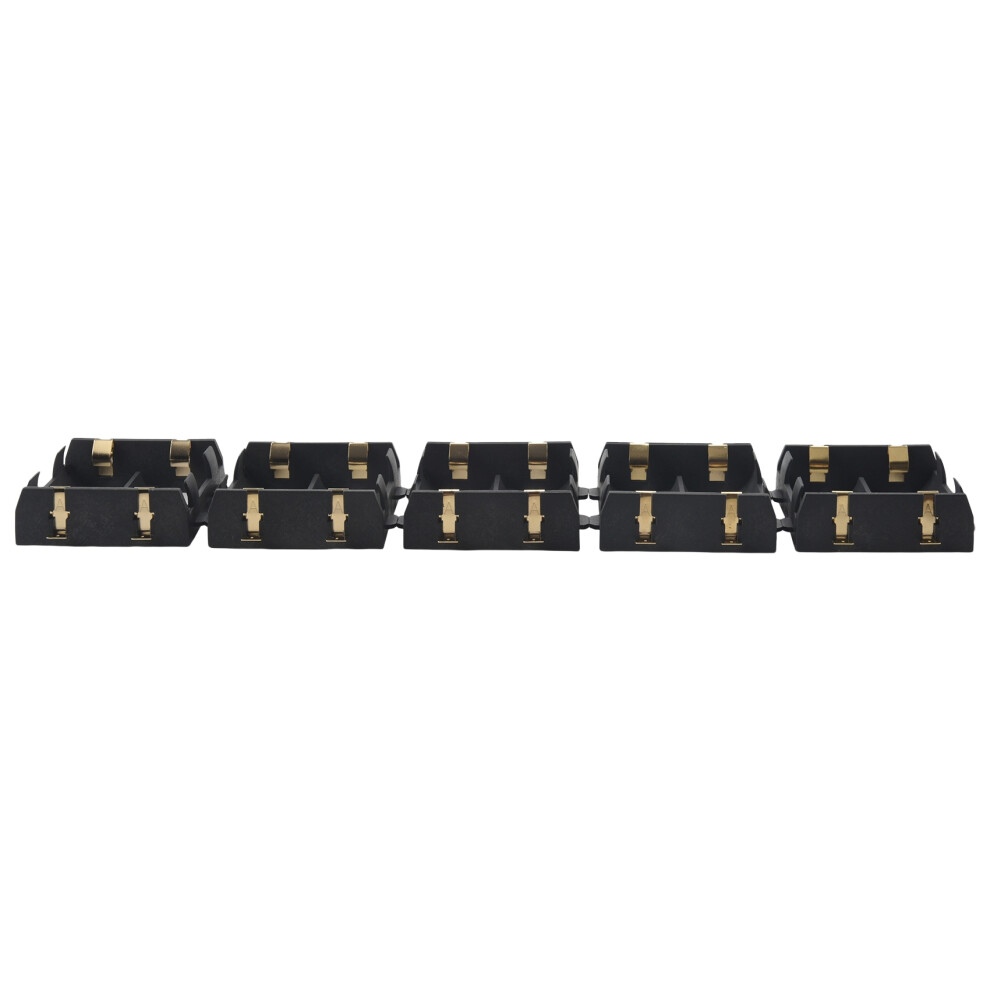 5Pcs/Lot 2 X 26650 Battery Holder Smd With Pins 26650 Battery Storage Box Tbh-26650-2C-Smt Bronze 4851067678727