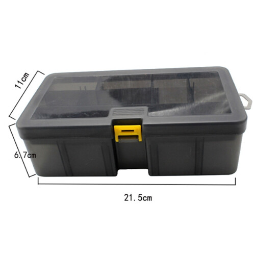 Double Layer Fishing Tackle Box Lures Bait Storage Case Organizer Container Accessories 2