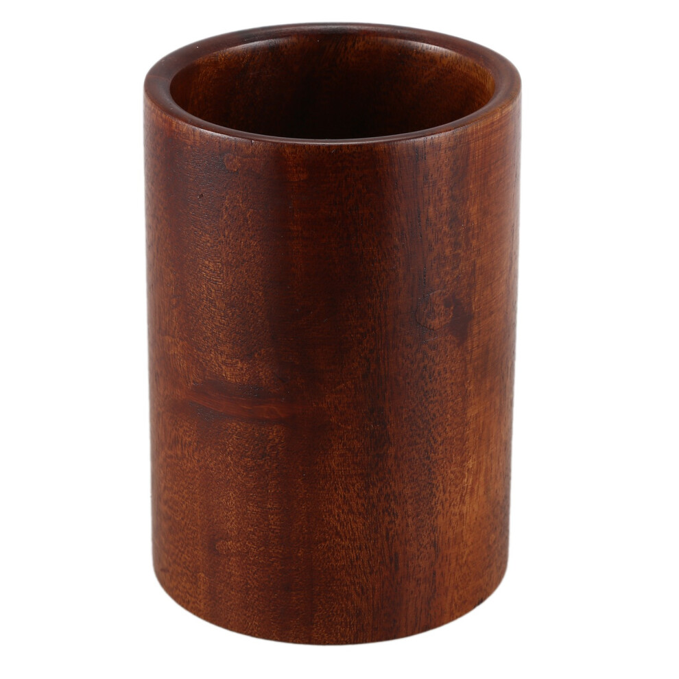 Porte-ustensiles de cuisine en bois pour cuillères, spatules, comptoir, table à manger, bureau, 8,6 x 12,7 cm