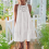 Dames kanten camisole wit M 3
