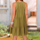 Dames kanten camisole geelgroen L 5