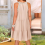 Dames kanten camisole abrikoos M 5