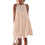 Dames kanten camisole abrikoos L 1