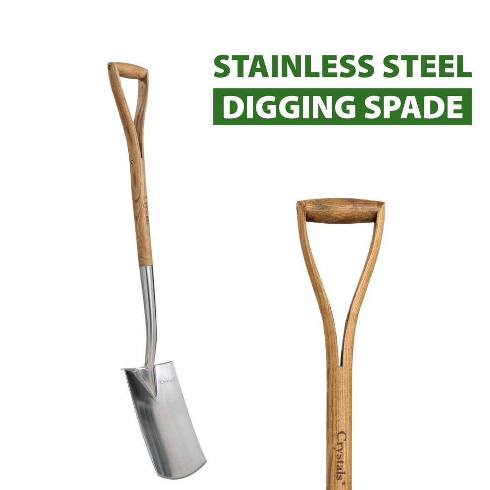 High-quality Stainless Steel Square Spade 97cm with Wooden Handle