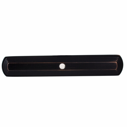 GlideRite Hardware 1079-ORB-10 6 polegadas Longo Estreito Retngulo Arredondado Placa Traseira do Armrio 10 Pacotes Acabamento em Bronze Esfrega