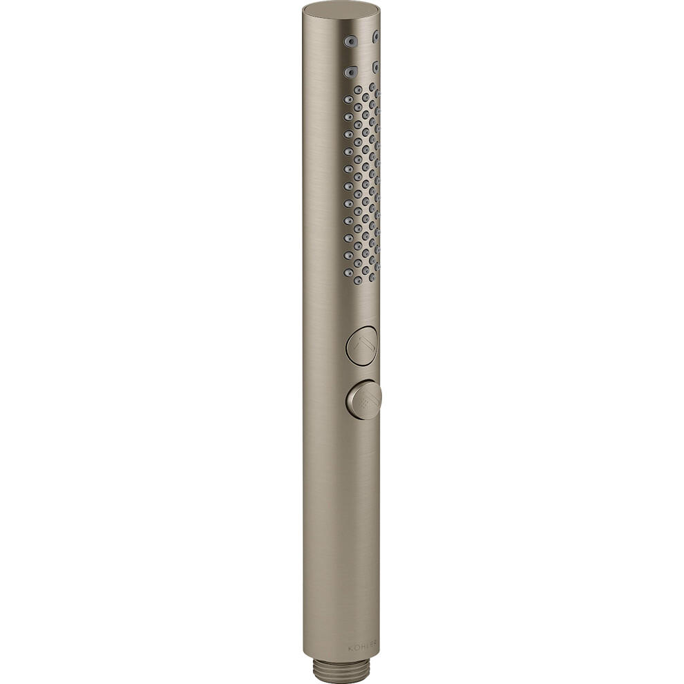 Photos - Shower System Kohler 21335RGD Shift Round TwoFunction Handshower Handheld Showerhead with 2 Spray Settings 25 GPM Vibrant Brushed Bron 213