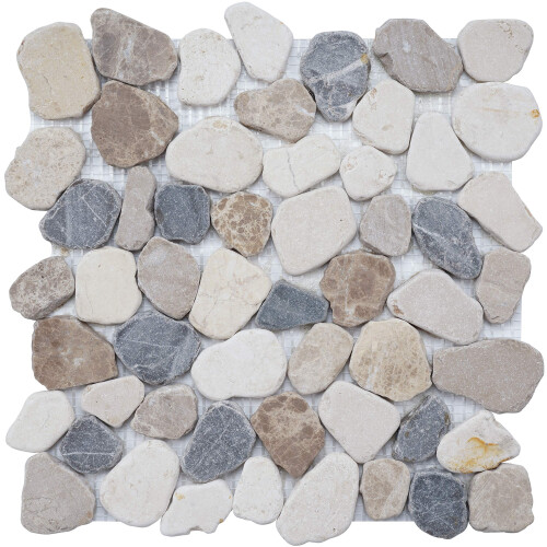 Simple Tile - 5 Sheets Marble Mosaic Tile for Kitchen Backsplash  Bath