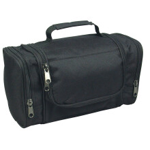 ProEquipe Deluxe Reise-Kit mit Haken Reiseaccessoires Pflegebeutel (Schwarz) KOSTENLOSER RÜCKVERSAND