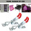 4Pcs Toggle Catch Latches 100Kg Holding Capacity Triangle Shaped Lever Latch Pull Action Quick Release Hasp Cabinet Claspfor Tool Boxes, Trunk, Cases 4