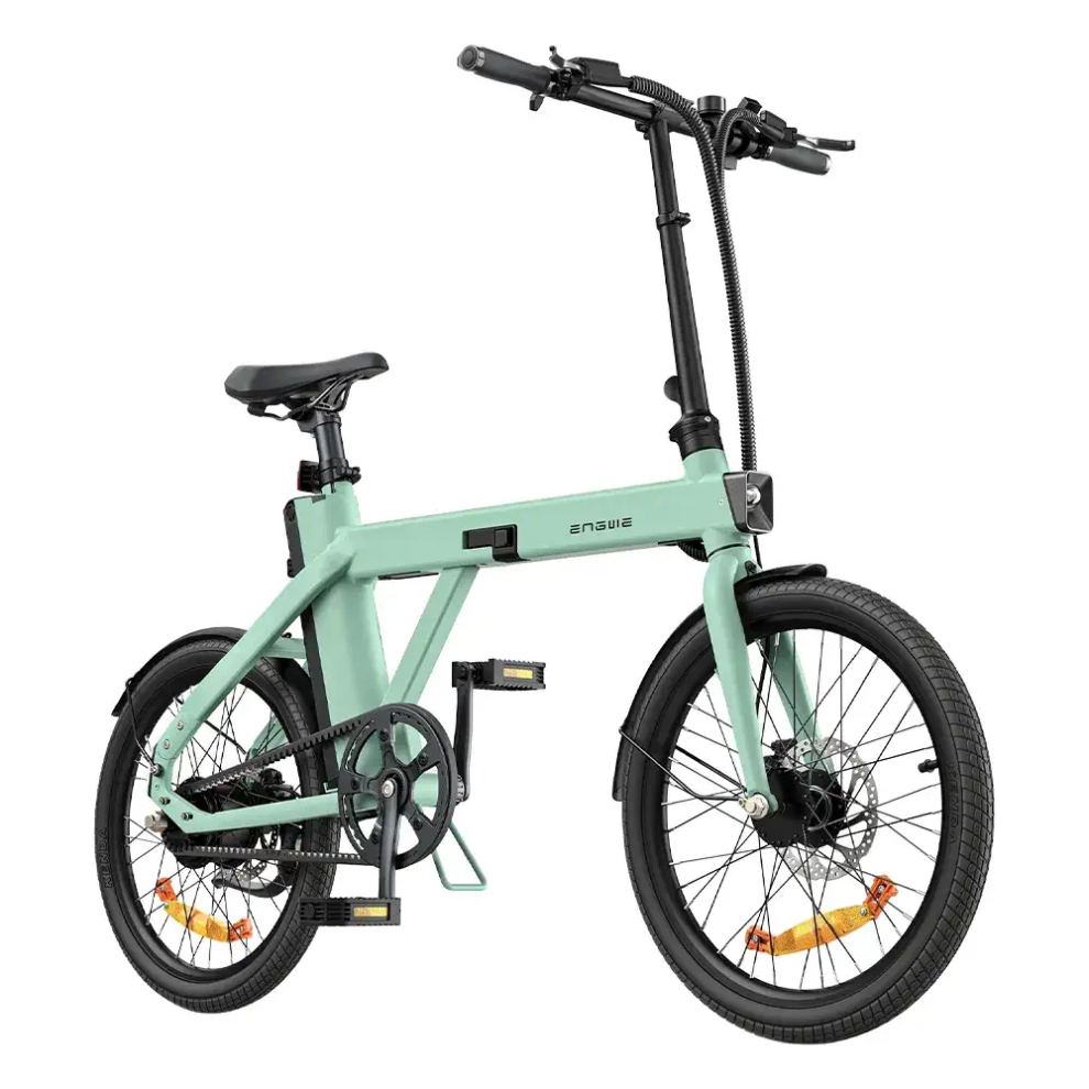 ENGWE P20 Foldable e-Bike 250W motor torque sensor for Commuting-Green