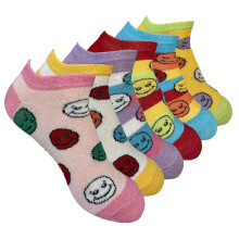 Ladies Trainer Socks Emoji Design UK 4-7 Pack of 3