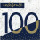 Creative Converting Marinblå och Guld 100-års Nappar, 6.5" 1