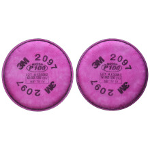 3M - 2097 P100 Particulate Filter For 5000  6000  6500  7000 And FF-4 Pink