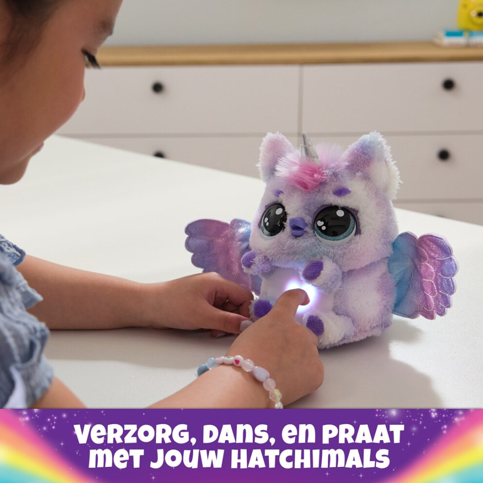 Spin Master Hatchimals Alive, Mystery Hatch Pufficorn, Surprise Interactive Toy & Egg With Mist, Lights & Sounds (Styles May Vary),