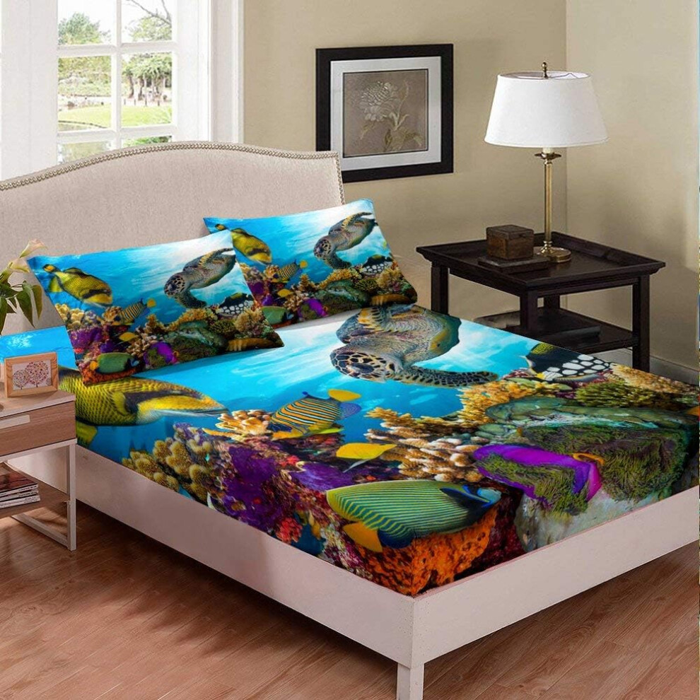 (Multi 18, Single(35"x75")(No Comforter)) Boys Skateboard Bedding Decor Set Double Size,Hippie Extreme Sport for Kids Child,Hip Hop Street Art Bedding Sets Abstract Tie Dye Fitted Bed Sheets