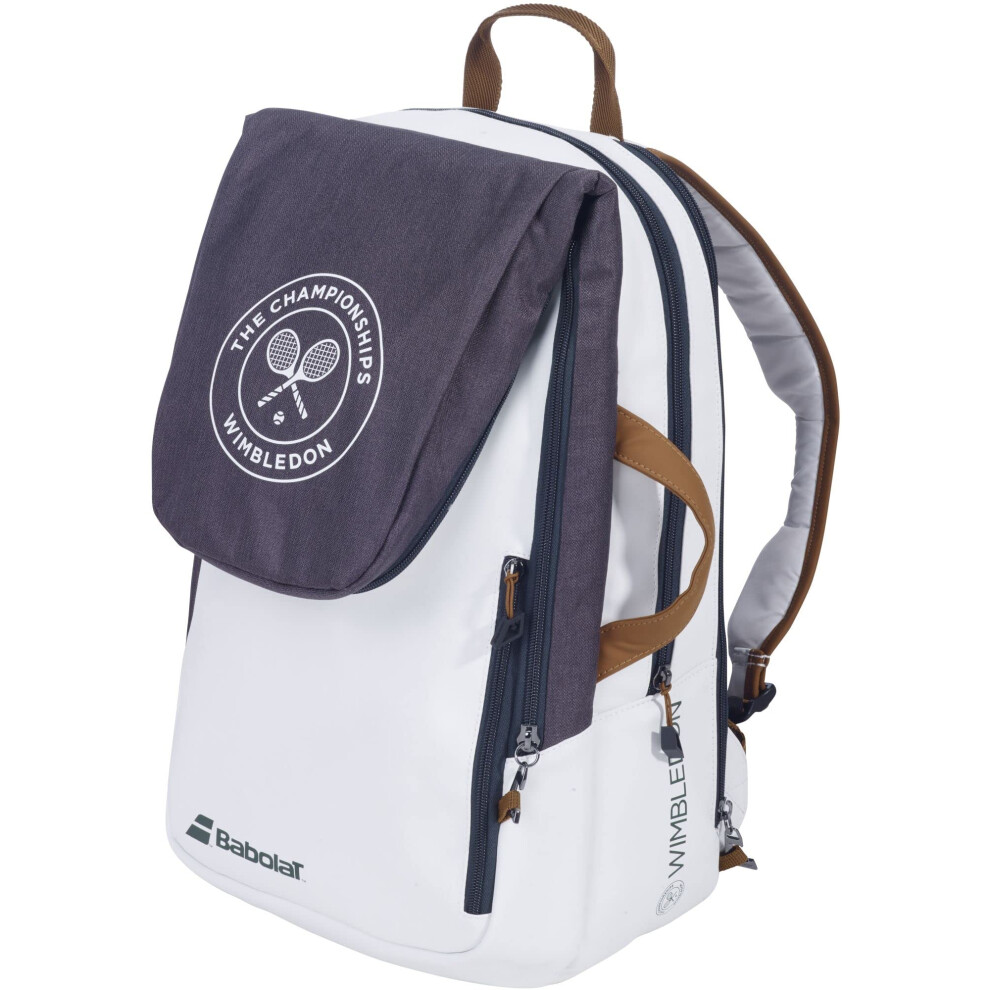 Babolat Pure Wimbledon Tennis Backpack (White/Grey)