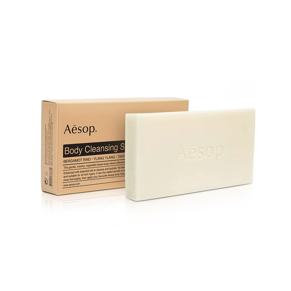Sop Aesop Body Cleansing Slab | 310G/10.93Oz All Natural Bar Soap For All Skin Types | Bergamot Rind Ylang Ylang Tahitian Lime | Paraben Crue