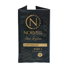 Norvell Pre Sunless Tan Body Buff eXmitt - Exfoliate Prime en pH Balance 1 exfoli?ende handschoen voor eenmalig gebruik voor gebruik v?r de zelfbruin