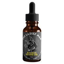 Badass szakllpol olaj frfiaknak - The Ladies Man Scent 1 oz - Minden termszetes sszetevo puhn s egszsgesen tartja a szakllt s a bajuszot