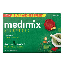 Medimix Ayurvedische Klassische 18-Kr uterseife 125 g (5er-Pack)