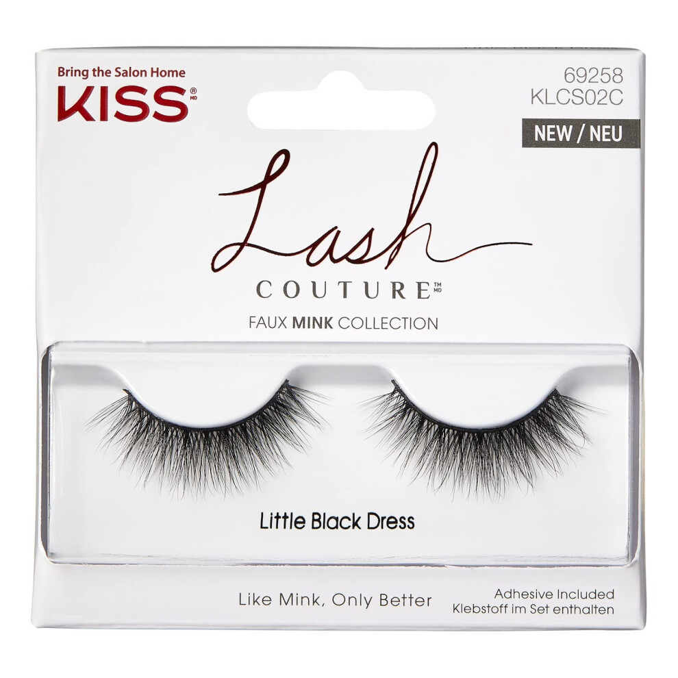 Bozk Black Kiss Lash Couture Faux Mink Little Dress (Pack Of 3)