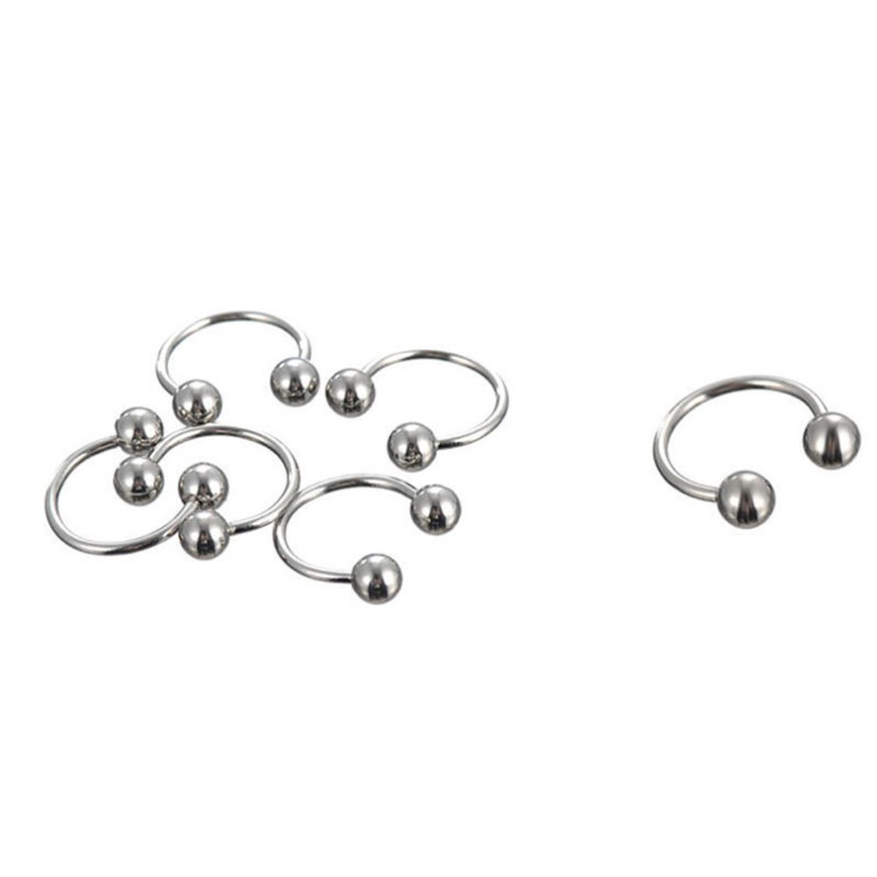 Stainless Steel Body Piercing Jewelery Eyebrow Tongue Bar Labret Lip Nose Rings