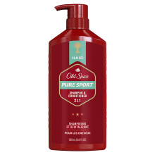 Old Spice Pure Sport 2in1 Σαμπουάν & Μαλακτικό για Άνδρες, 22 Fl Oz