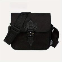 T messenger bag-pure black/