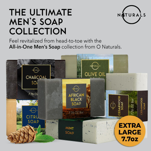 O Naturals Citrus Σαπούνι Ανδρών - Απολεπιστικό, Φυσικό, Unisex, 7.76 oz 1