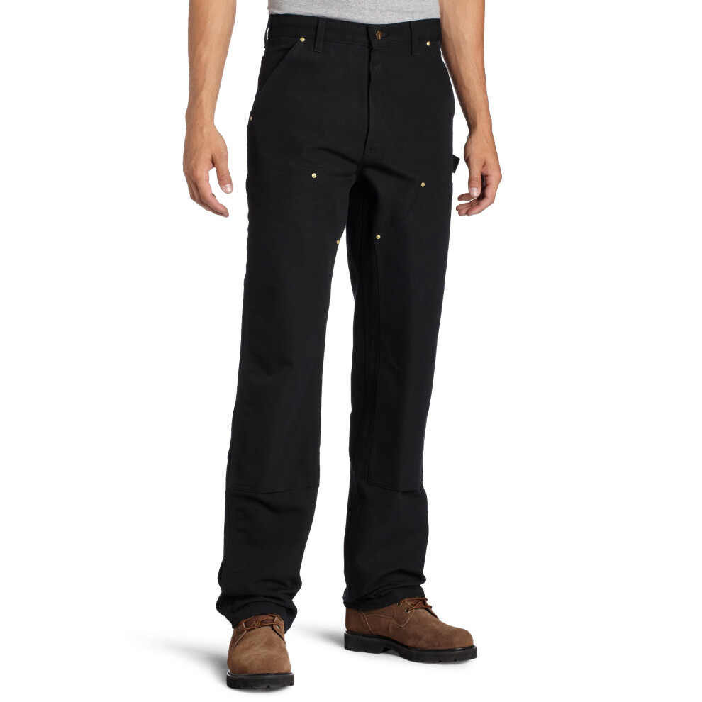 carhartt mens Firm Duck Double- Front Dungaree B01 work utility pants