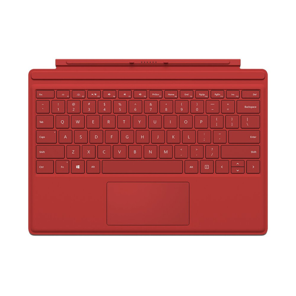 New Microsoft Type Cover For Surface Pro - Red Qc7-00005